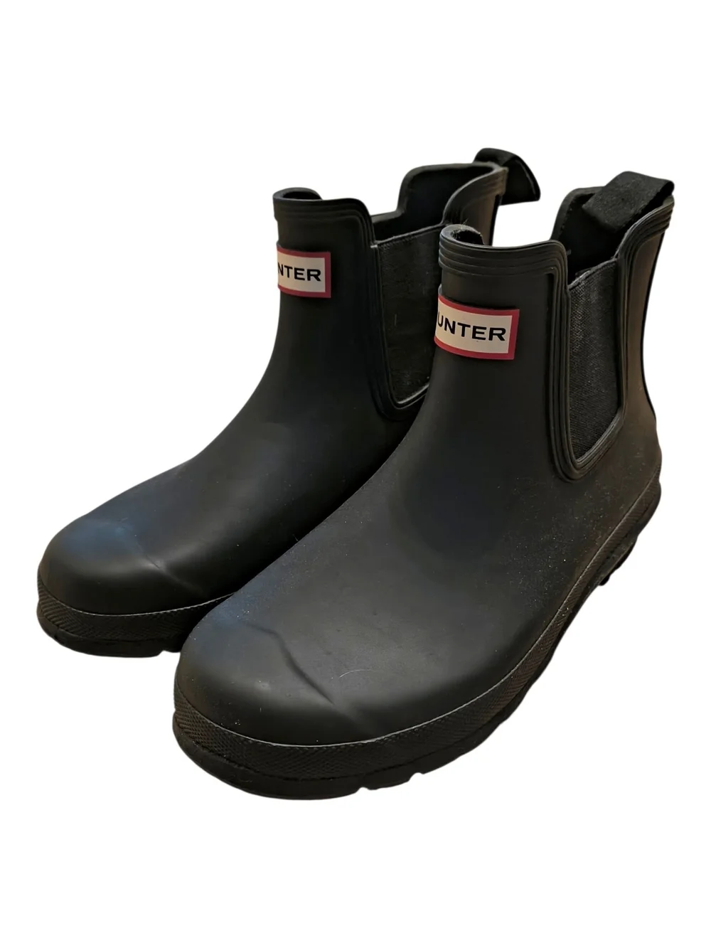 NWOT ​Hunter Women's Original Chelsea Waterproof Rubber Rain Boots Black Size 8